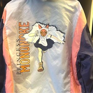 Anime Studio Ghibli Princess Mononoke Embroidered Anorak Jacket